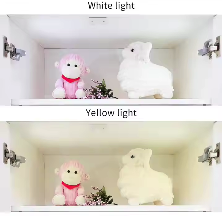 Cabinet Hinge LED Light – Auto On-Off Smart Lighting for Cabinets with Battery_img_1