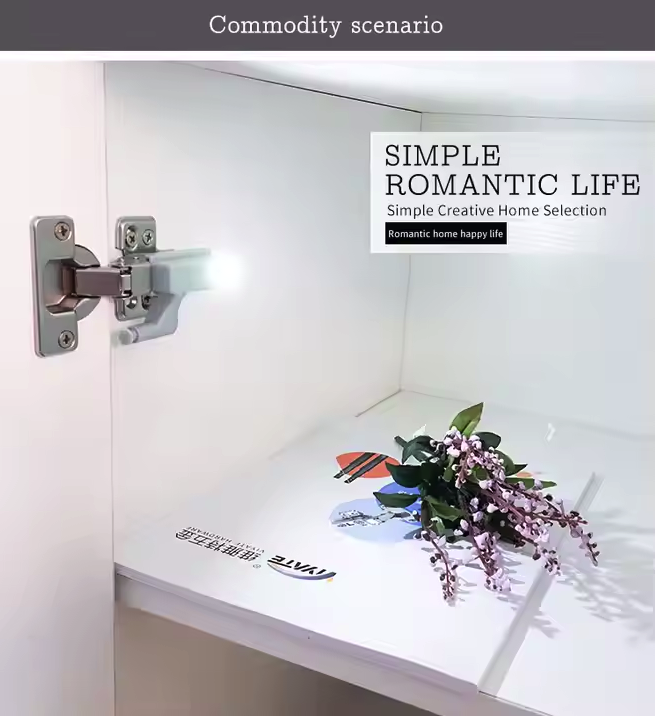 Cabinet Hinge LED Light – Auto On-Off Smart Lighting for Cabinets with Battery_img_2