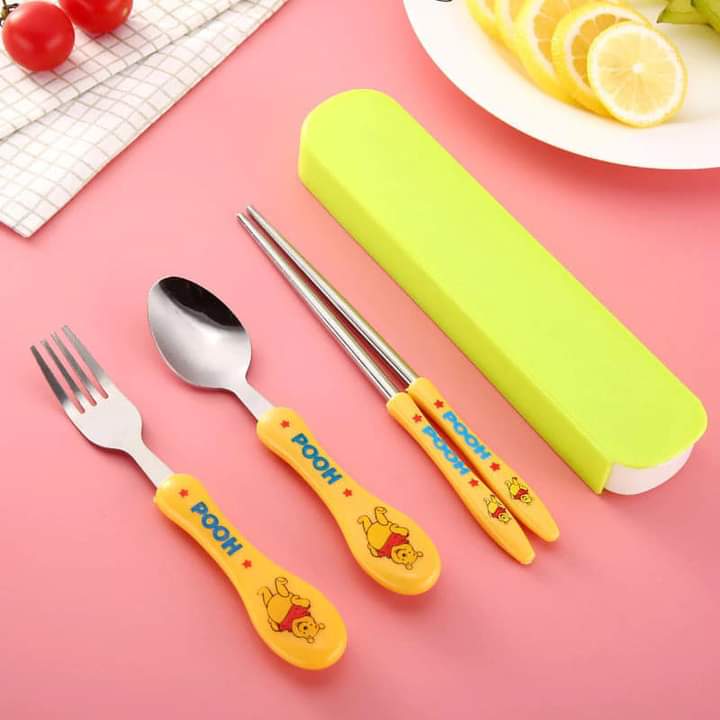 Kids Portable Stainless Steel spoon set_img_1
