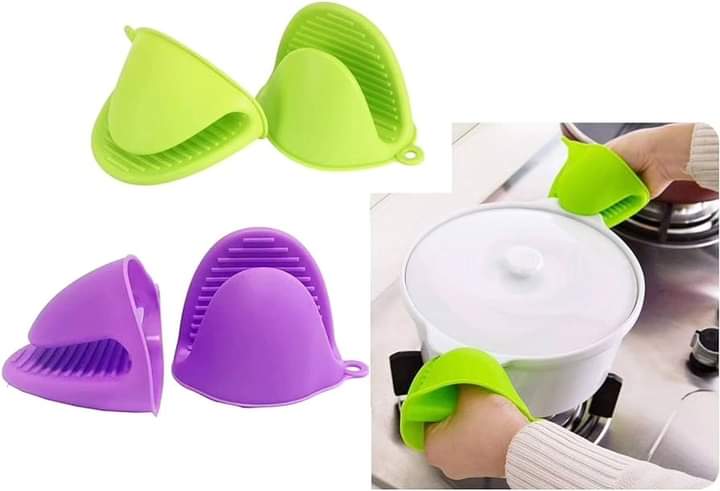 Silicone Oven Gloves – 2 Pc Set