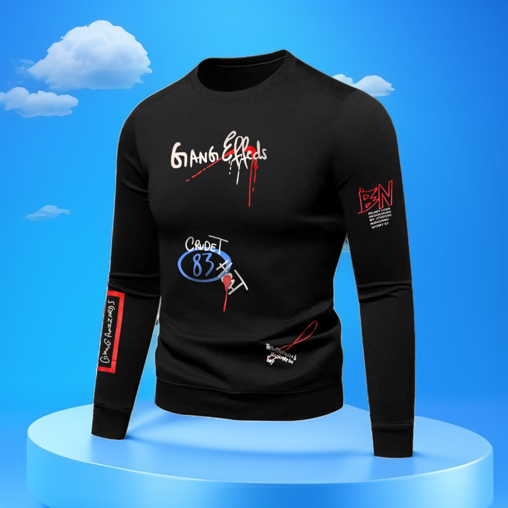 Cotton Long Sleeve Sweat Shirt for Men_img_0
