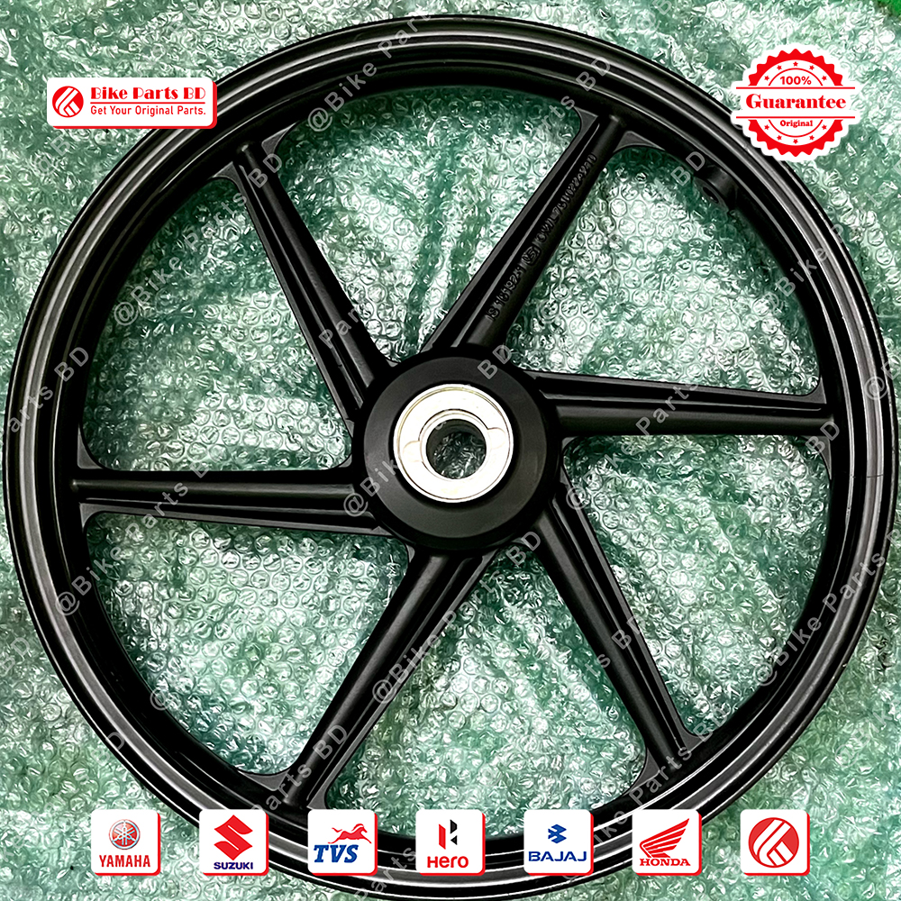 Alloy Rim (Rear) for Yamaha FZS V1, FZS V2 (Single Disk) Fazer V1, Fazer V2 bike. thumbnail 2