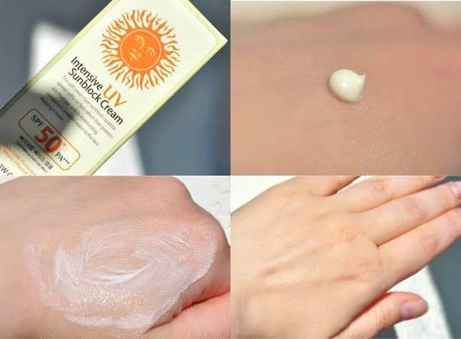 3W Clinic- Intensive UV Sunblock Cream (70ml)