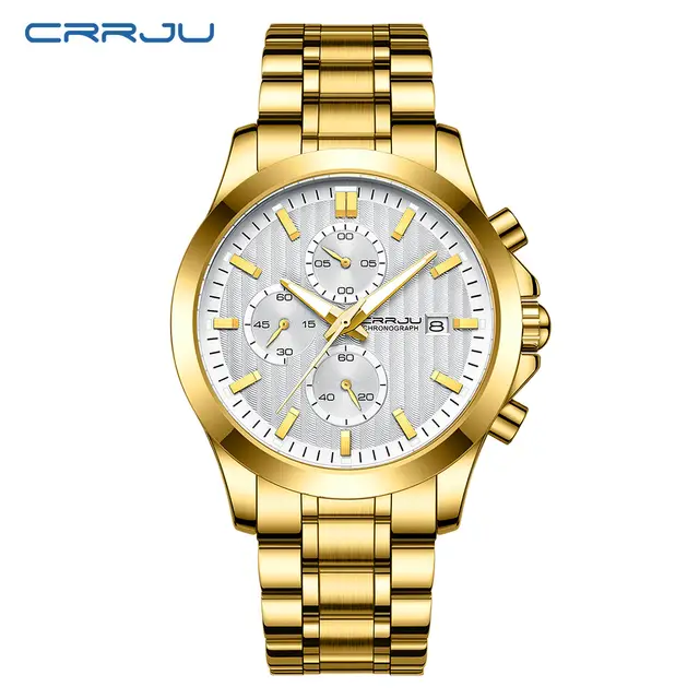 Stainless Steel Chronograph Watch for Men_img_2