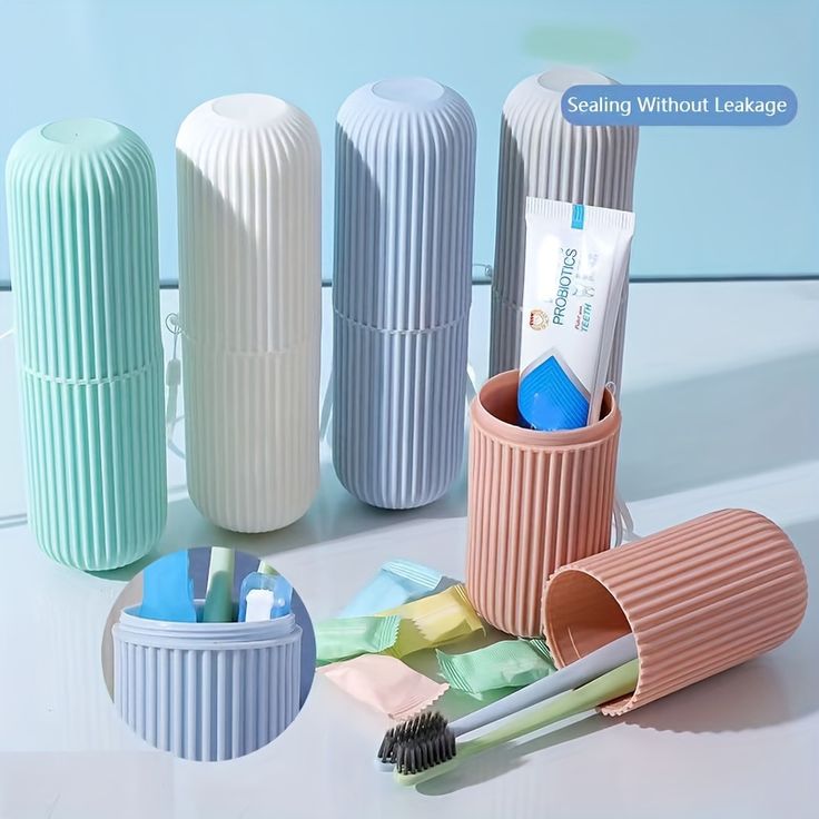 Portable smart brush holder