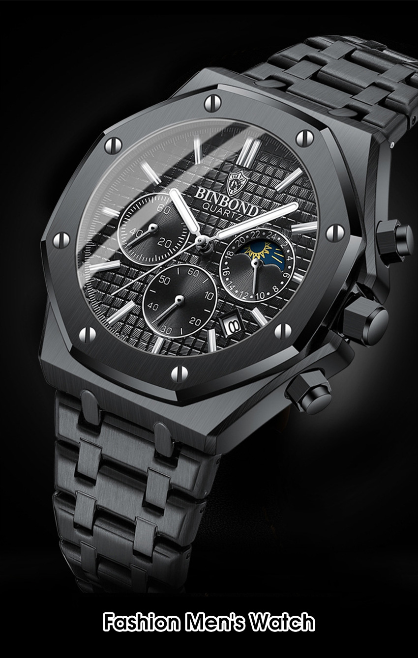 💥LouisWill Multi-function Waterproof Watch With Calendar_img_8