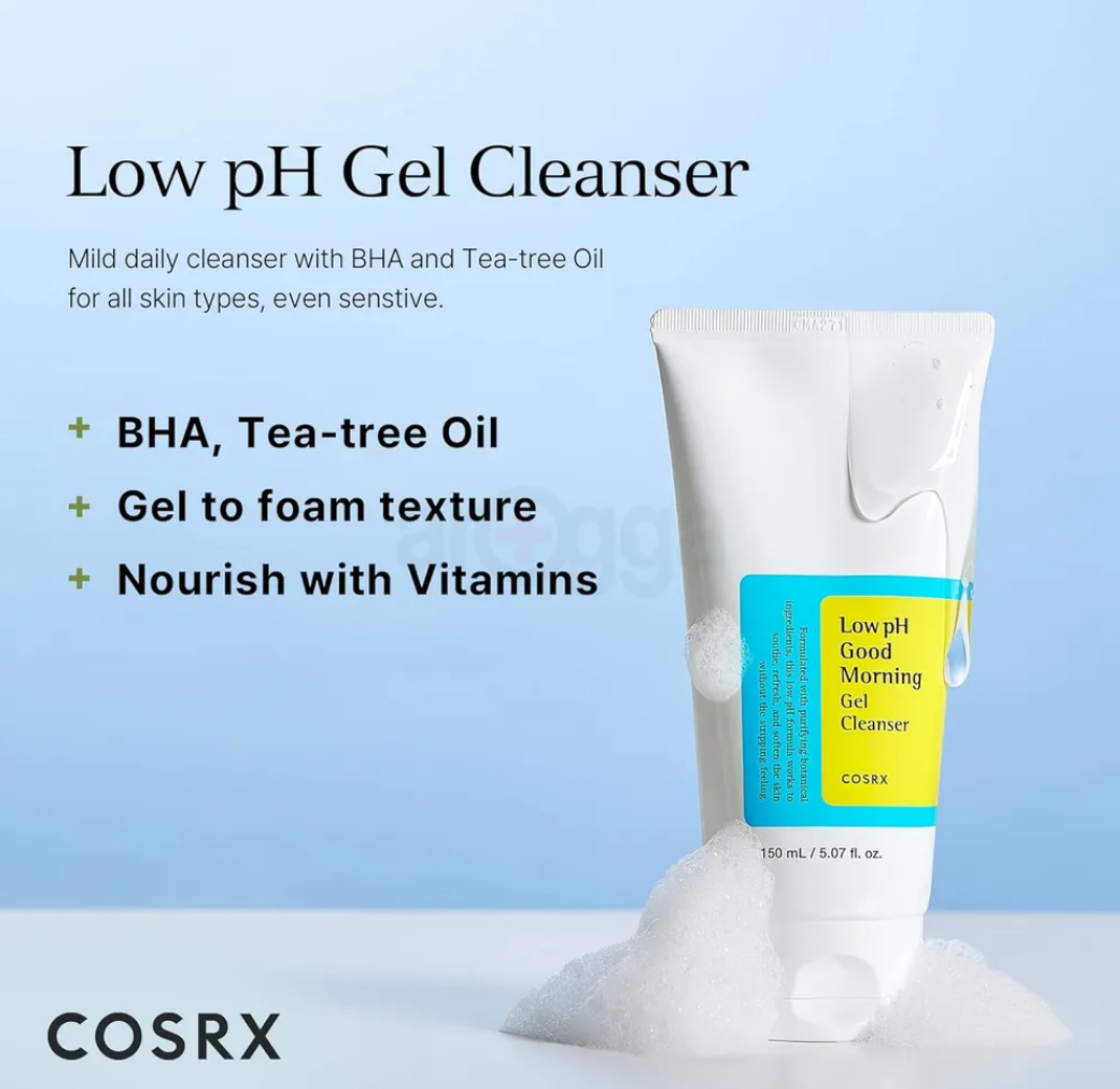 COSRX Low pH Good Morning Gel Cleanser (150ml) thumbnail 4