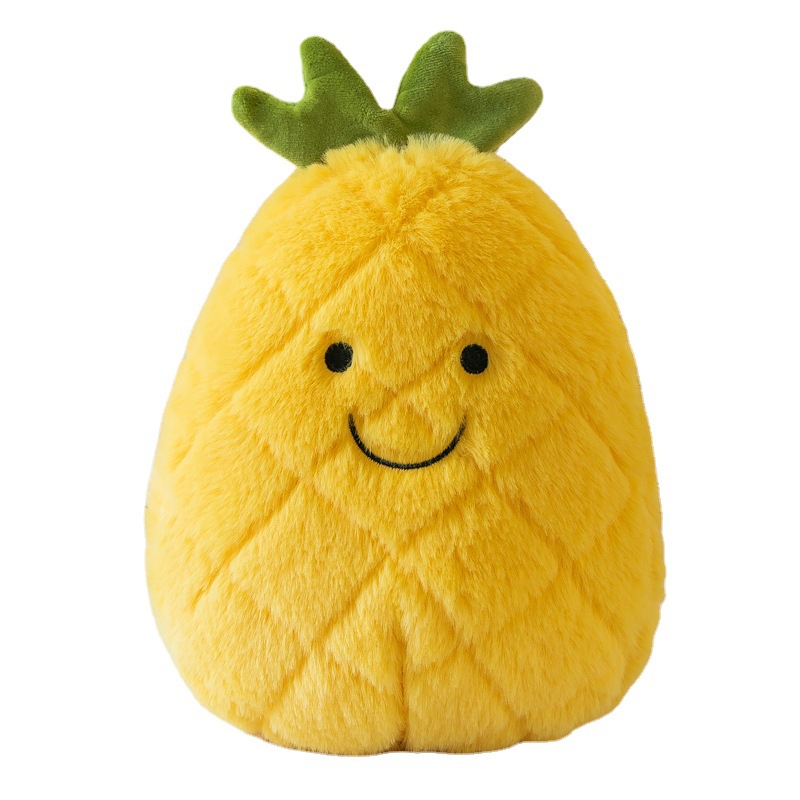 New 8-inch Simulation Fruit Plush: Watermelon & Avocado And More Shape Doll For Gift_img_3