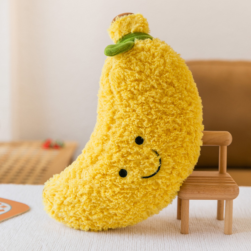 New 8-inch Simulation Fruit Plush: Watermelon & Avocado And More Shape Doll For Gift_img_6