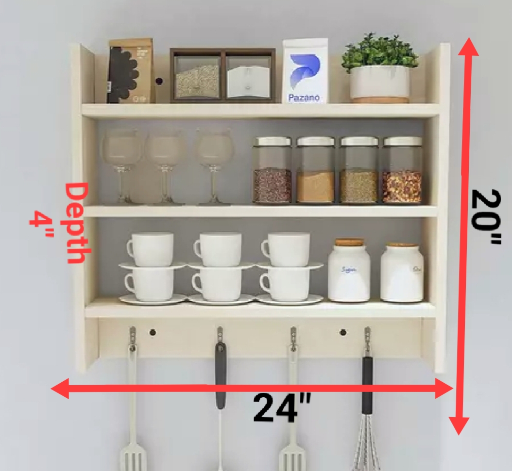 Wall mount kitchen shelf 204_img_2