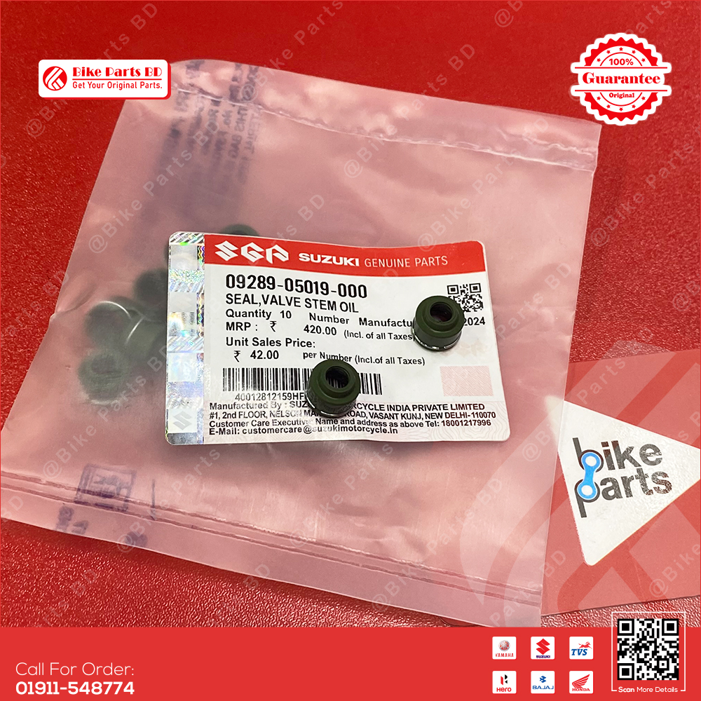 Valve Oil Seal for Suzuki Gixxer & Gixxer SF (Old & New Model) bike.