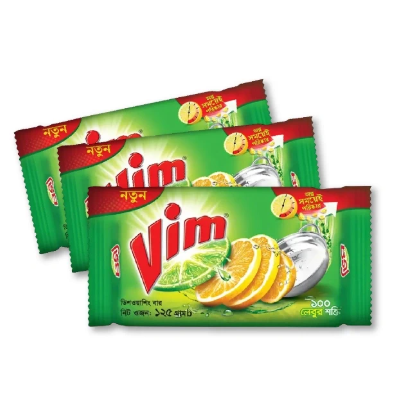 ভিম ডিসওয়াশিং বার - Vim Dishwashing Bar ( ১২৫ গ্রাম ) - Image 1