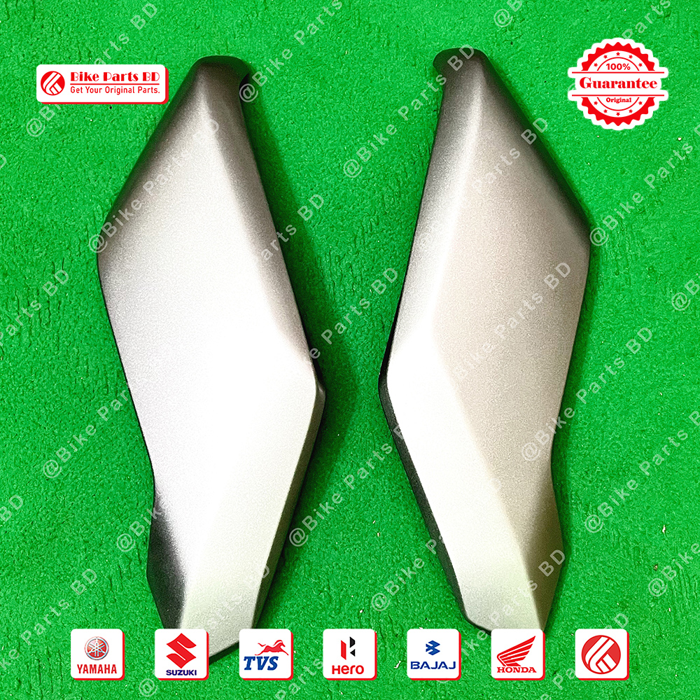 Air Scoop (Silver Color) for Yamaha FZS V3, FZS V3 (Deluxe), FZS V4 bike. thumbnail 2