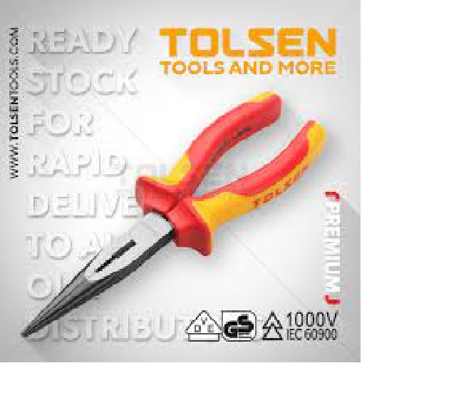 TOLSEN V38138 8" VDE 1000V Insulated Long Nose Pliers (200mm) - Premium Series (Model V16098)_img_3