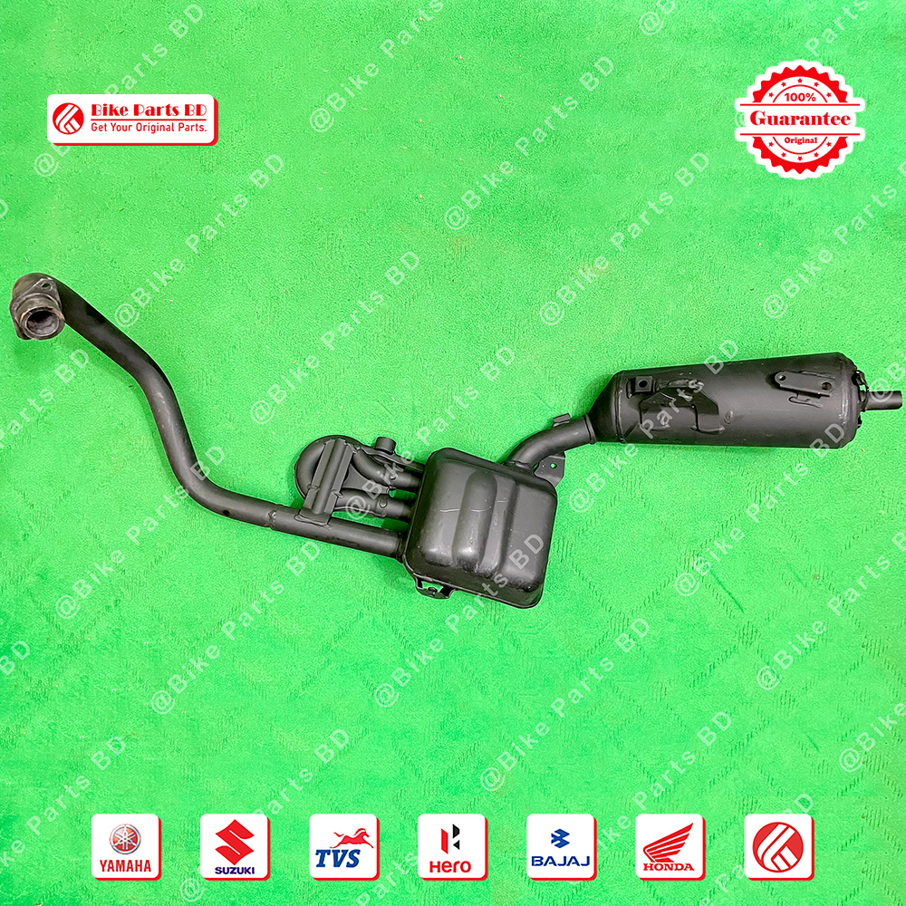 Silencer Muffler Complete for Yamaha FZS V3 Bike. thumbnail 2