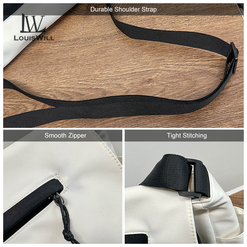 💥LouisWill Crossbody Bag Large Capacity Shoulder Bag Waterproof Anti-Thief Sling Bag Street Shoulder Bag_img_4