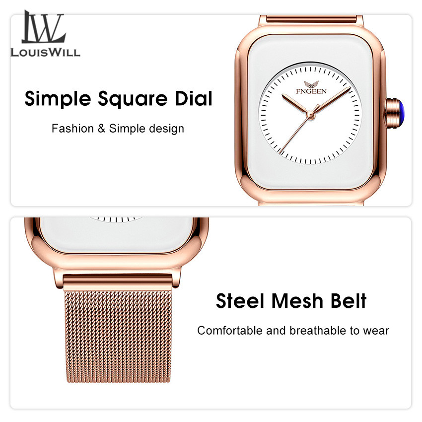💥LouisWill Korean Style  Waterproof Fashion Watch_img_4
