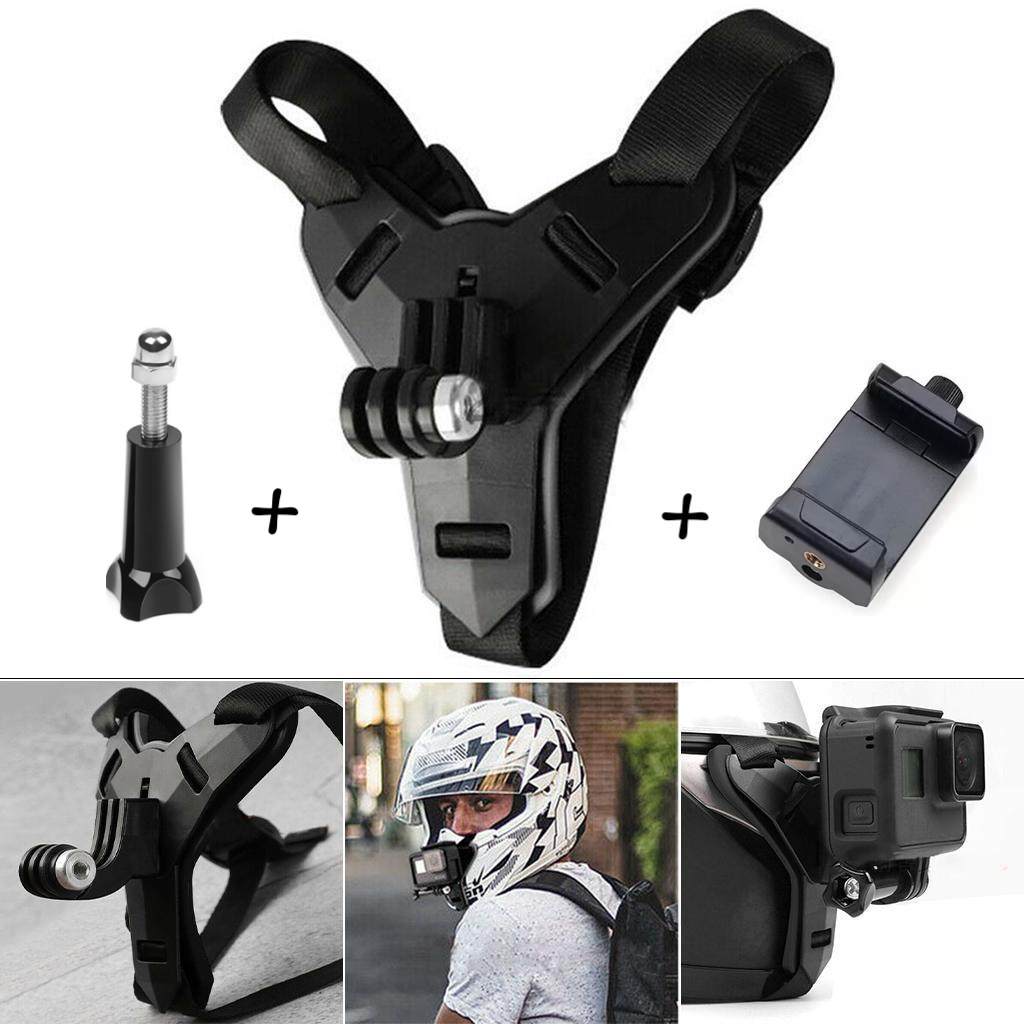 Helmet Chin Mount And Mobile Holder For Smartphone & Action Camera_img_0