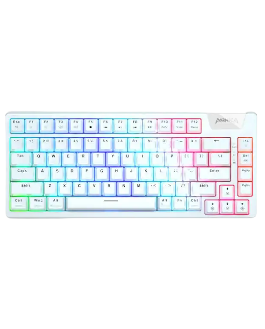 MONKA AE75 Wired Gasket RGB Mechanical Hotswappable Keyboard