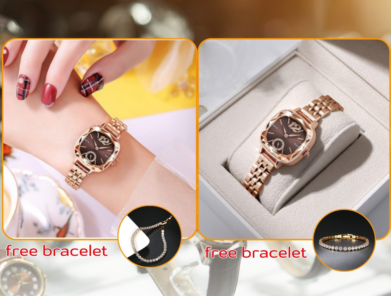 Watch + Free Bracelet