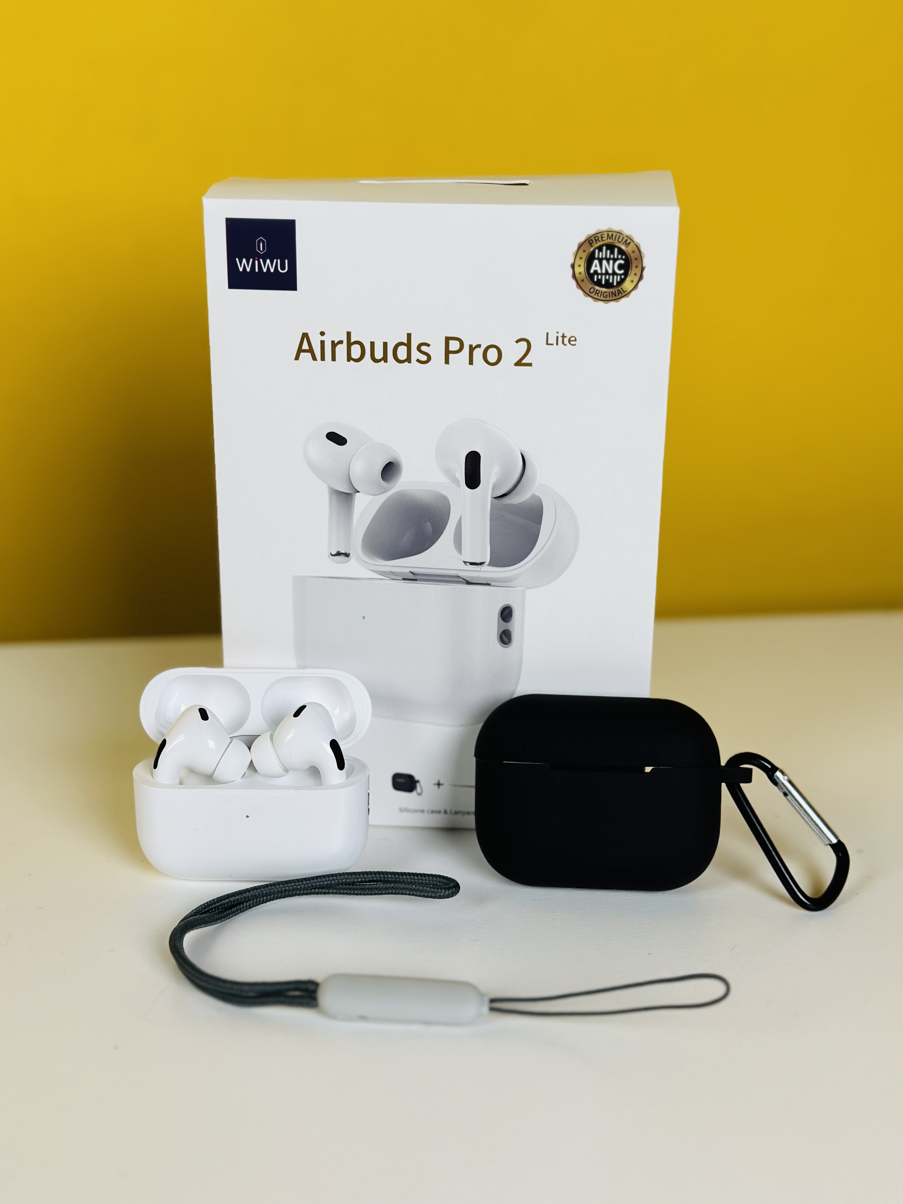 WiWU Airbuds Pro 2 Lite ANC TWS Noise Cancelling Earbuds Compatible With Apple IPhone