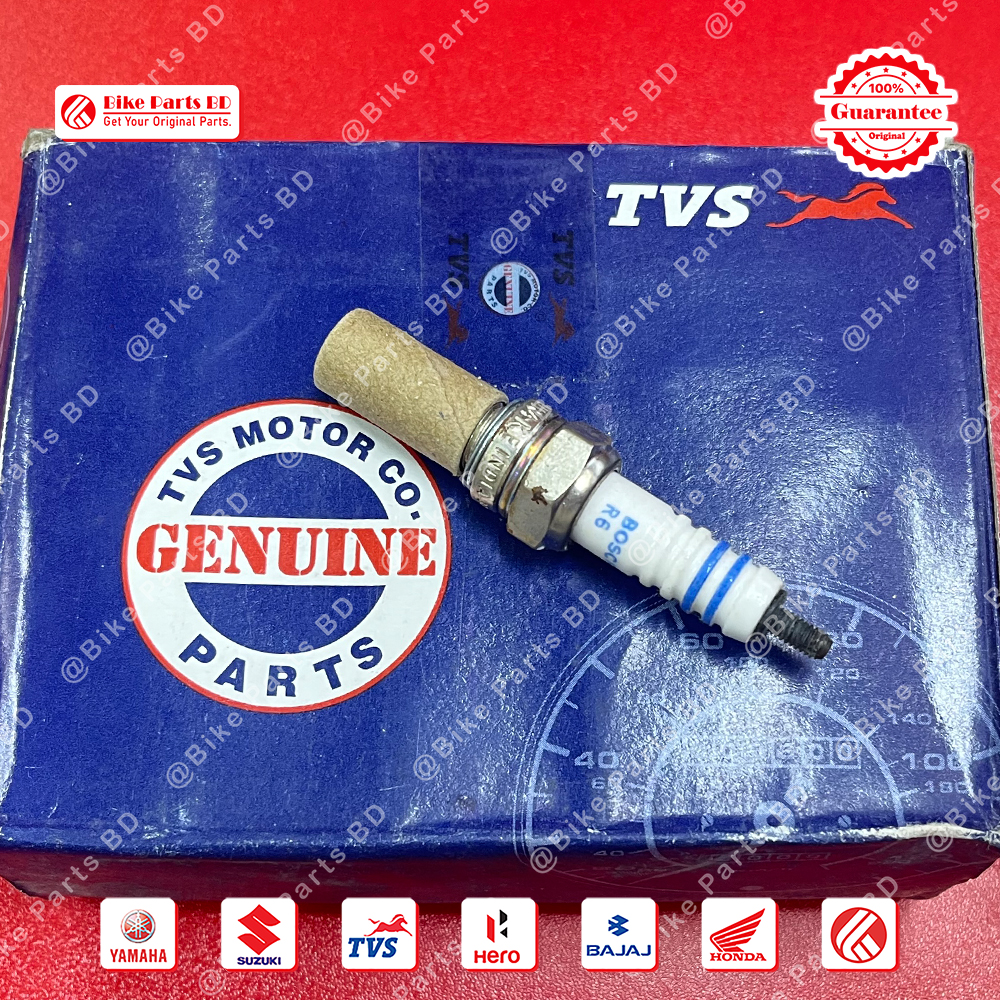 Spark Plug for TVS 4V bike.