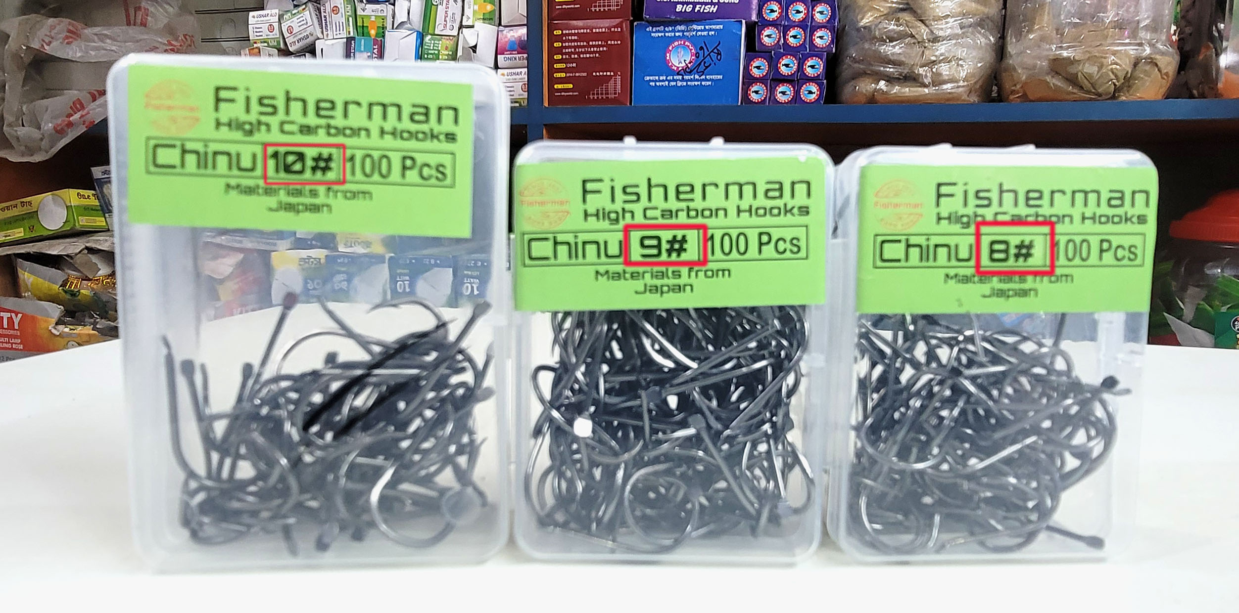 High Carbon Hook 100 Pis - কার্বন বড়শী 100 পিস_img_0