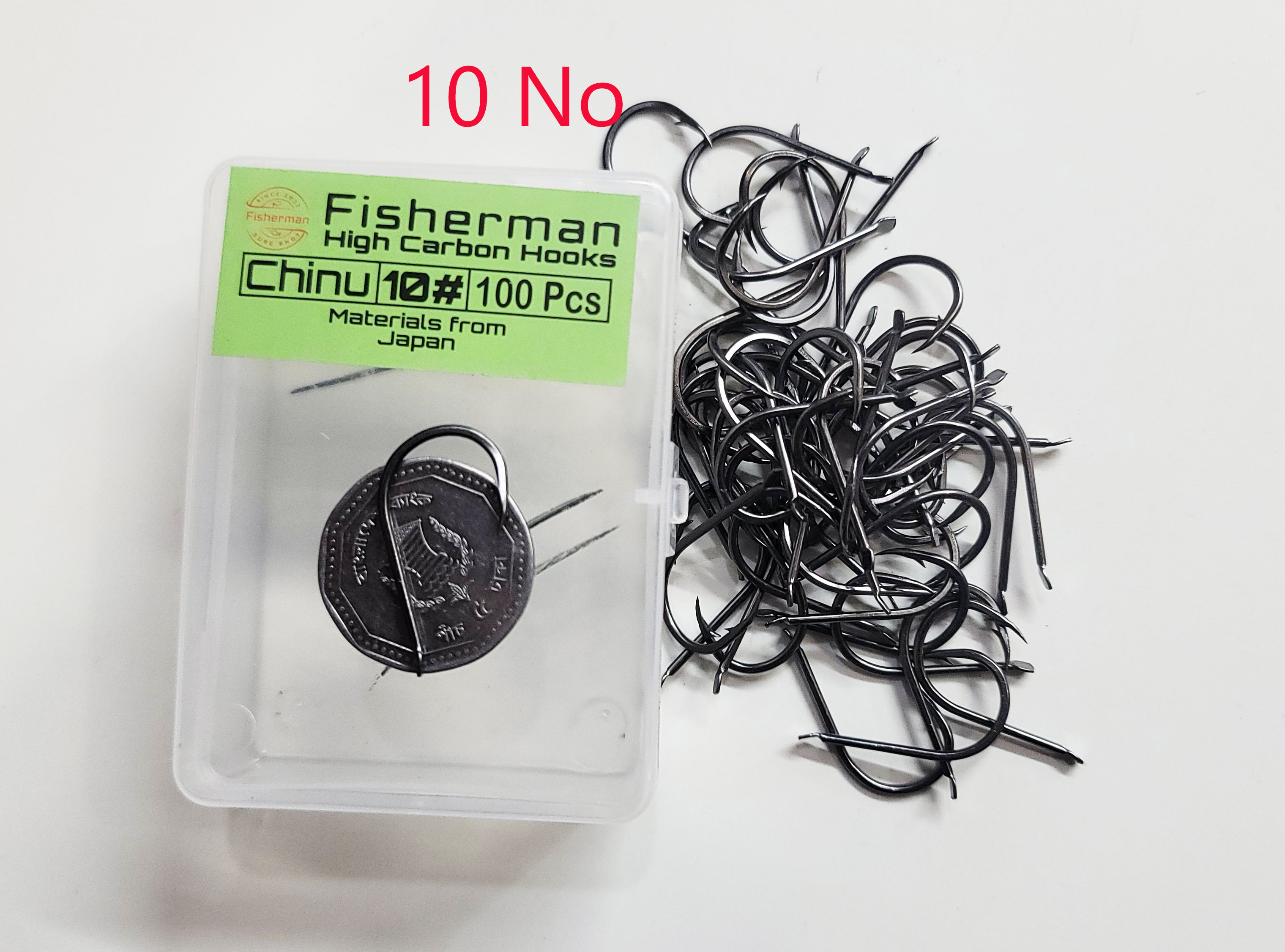 High Carbon Hook 100 Pis - কার্বন বড়শী 100 পিস_img_1