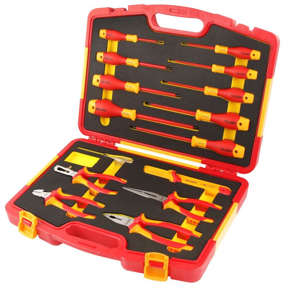 TOLSEN V82115 15Pcs Insulated Hand Tools Set | VDE/GS Certified | 1000V | EN60900 | Premium Quality | Model: V82115_img_16