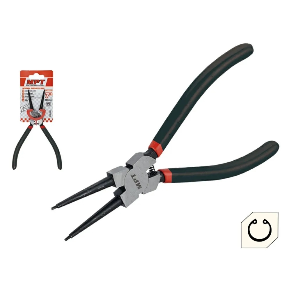 MPT 7" Internal Circlip Pliers ( Straight | Bent ) Model :  MHB12001 | MHB12002
