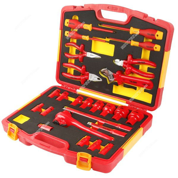 TOLSEN V83825 25Pcs Insulated Hand Tools Set | 1000V VDE/GS Certified | EN60900 | Premium | Model: V83825_img_1