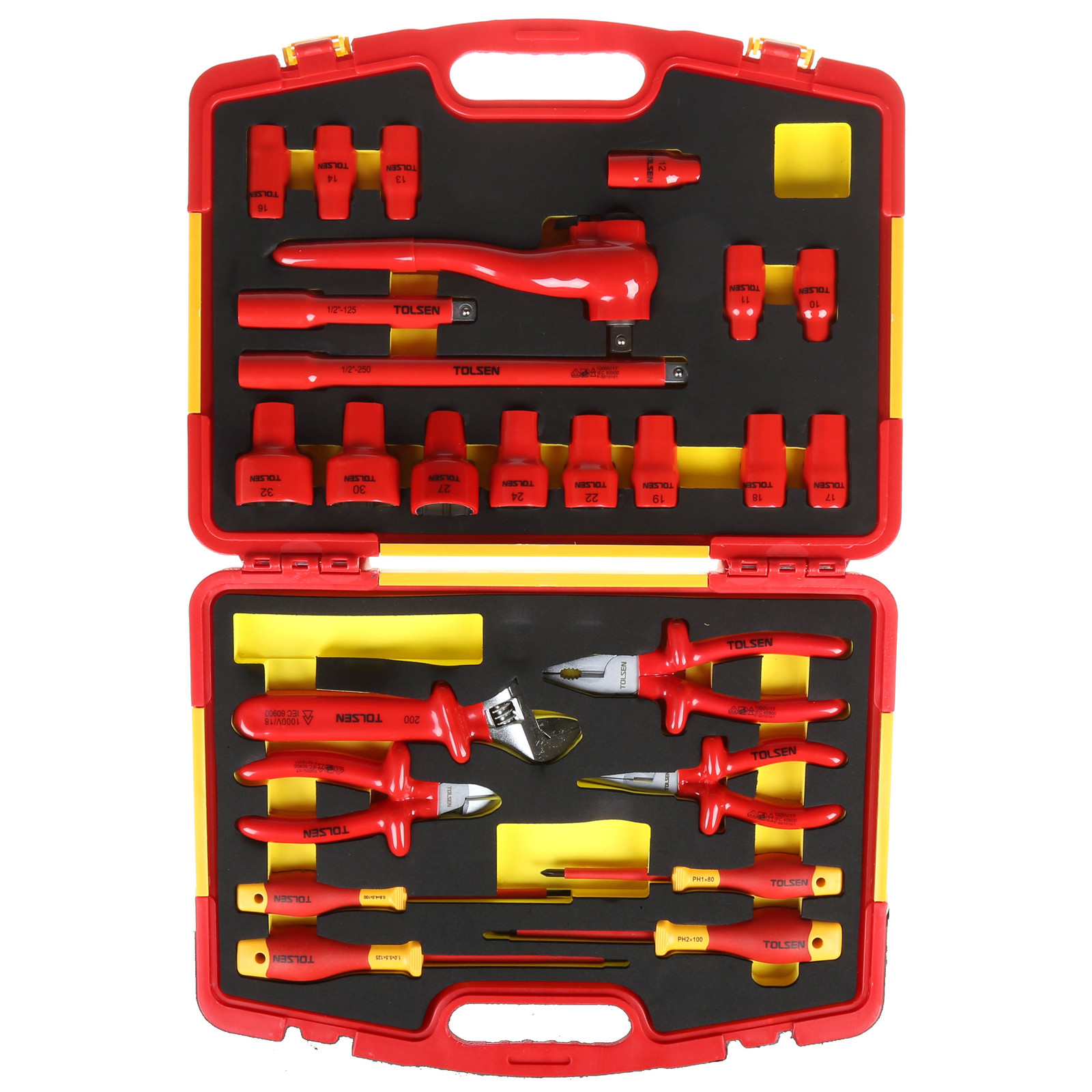 TOLSEN V83825 25Pcs Insulated Hand Tools Set | 1000V VDE/GS Certified | EN60900 | Premium | Model: V83825_img_4