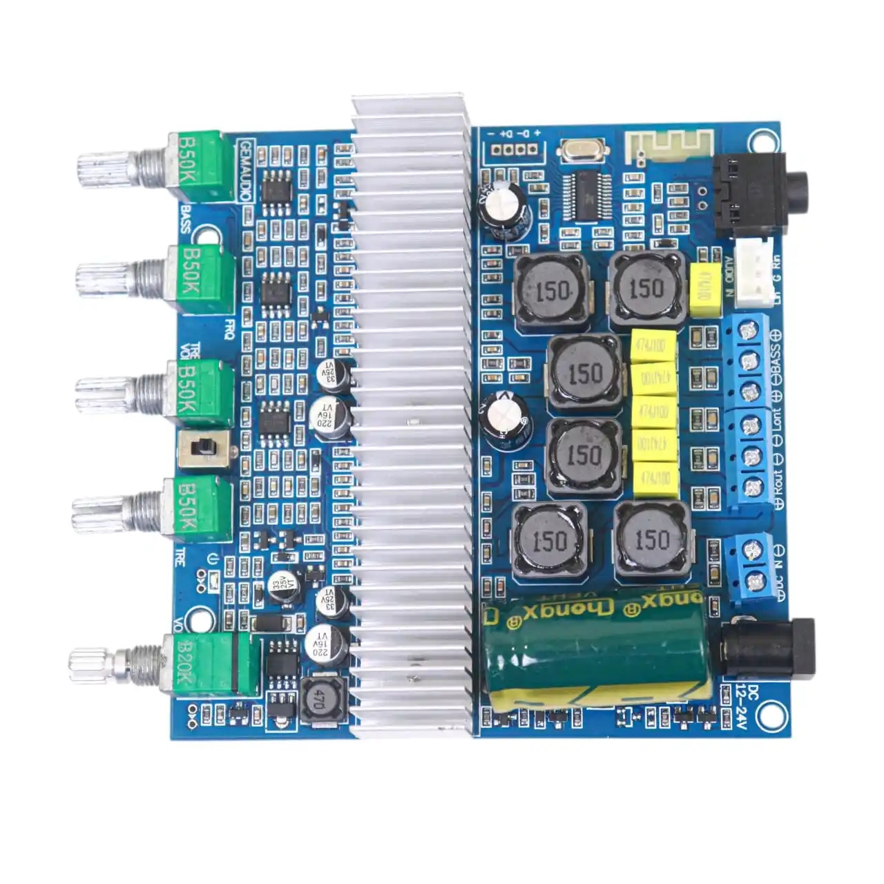 TPA3116D2 Bluetooth 4.2 Subwoofer Audio Amplifier Board – 2.1 Channel, 2x50W + 100W Power Amp