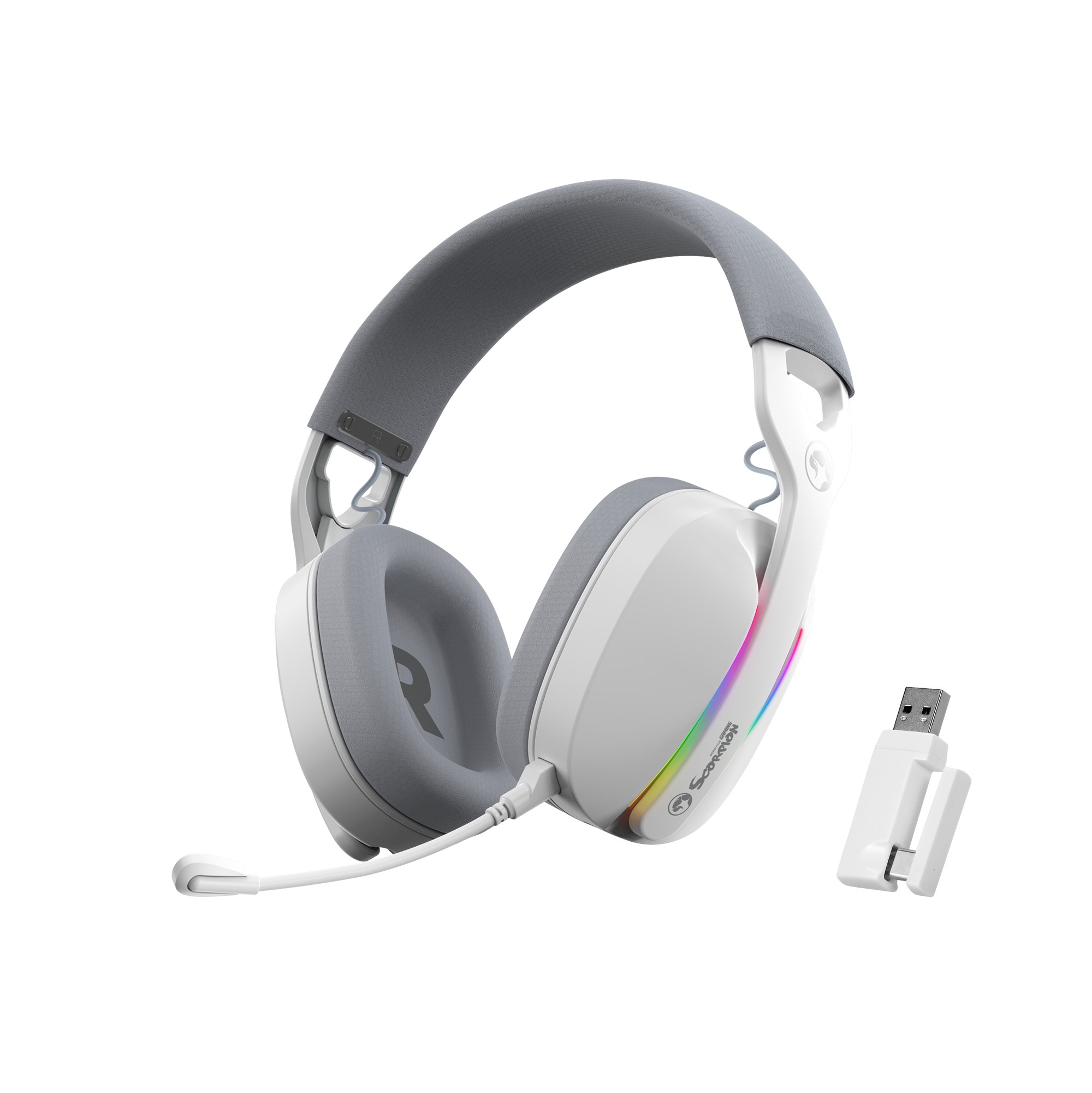 (Stock Out) MARVO Pulz 70W RGB LIGHTWEIGHT WIRELESS GAMING HEADSET