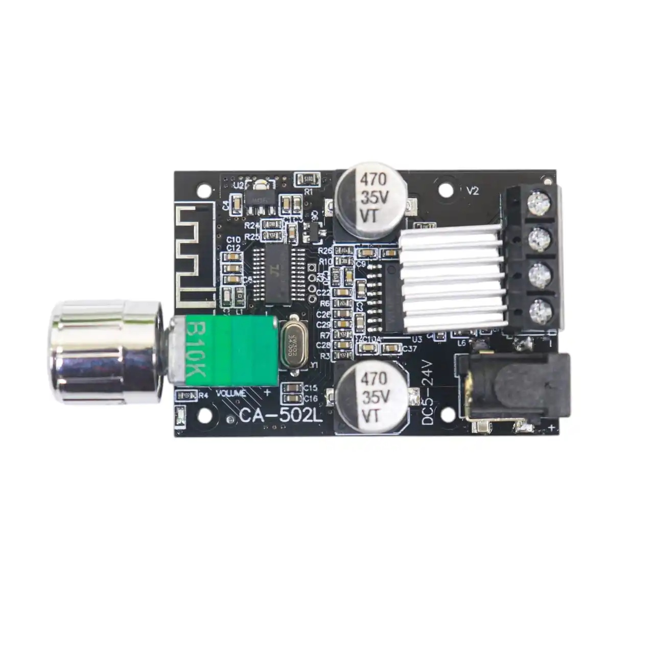 CA-502L Audio Amplifier DIY Bluetooth 5.0 High Power Digital Stereo Amplifier