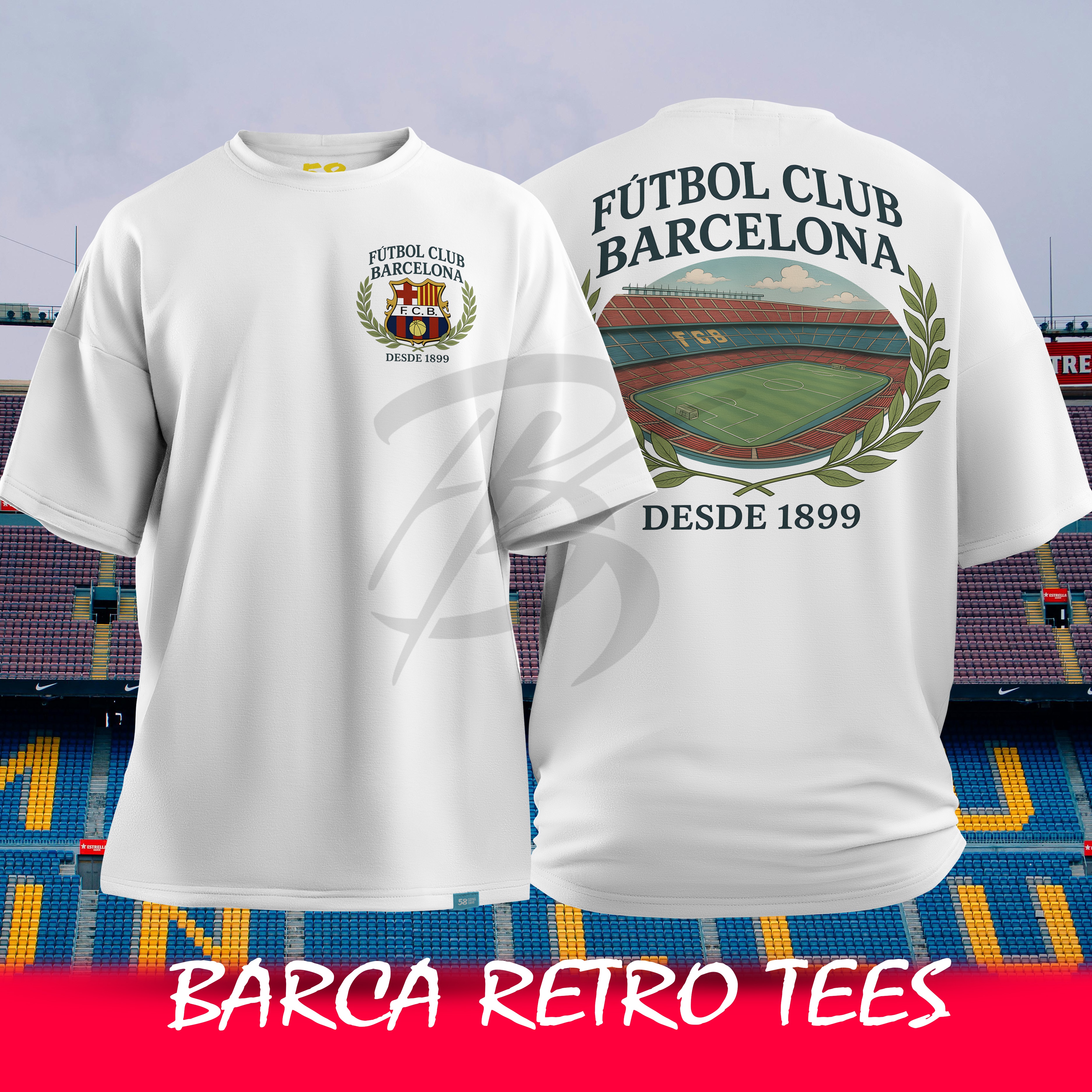 FC Barcelona Retro Oversized T-Shirt