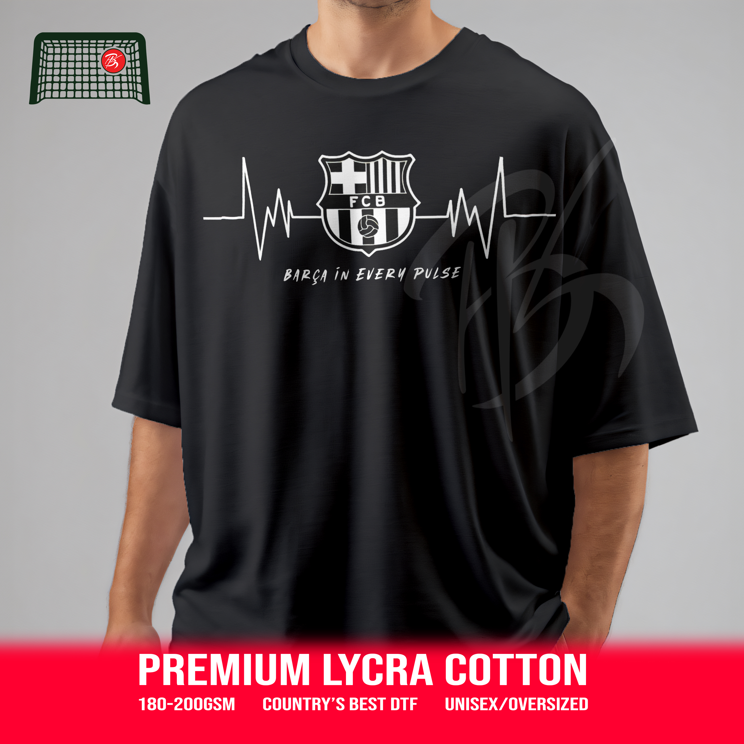 Barça in Every Pulse – Premium T-Shirt for True Fans