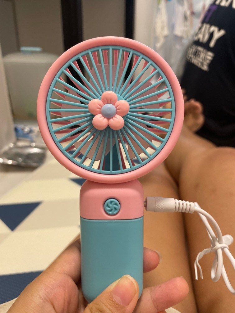MHR Mini Handheld Fan – Portable, Rechargeable, Adjustable Speed, Quiet Cooling_img_1