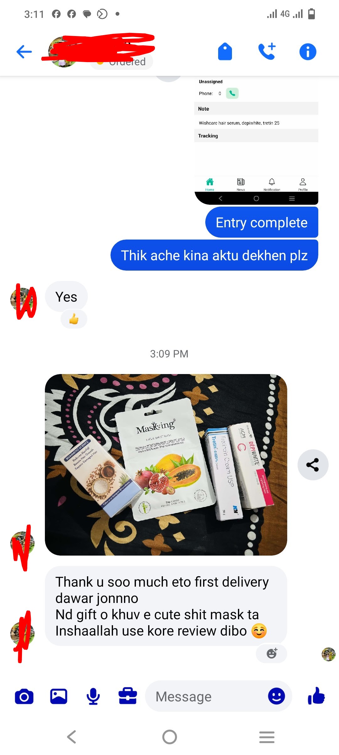 Customer review