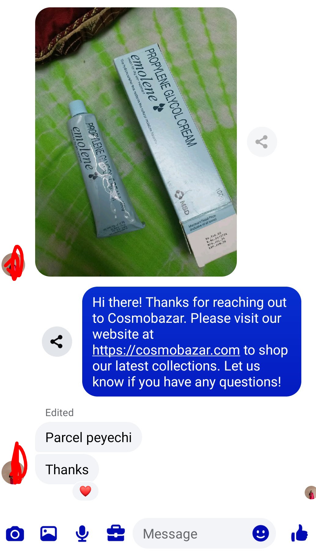 Customer review