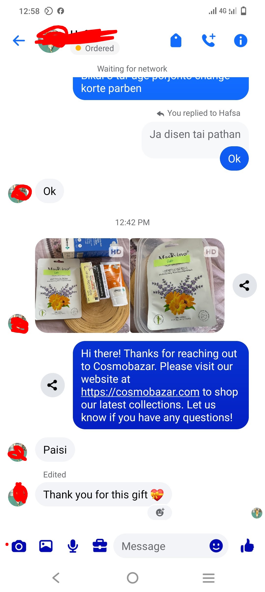 Customer review