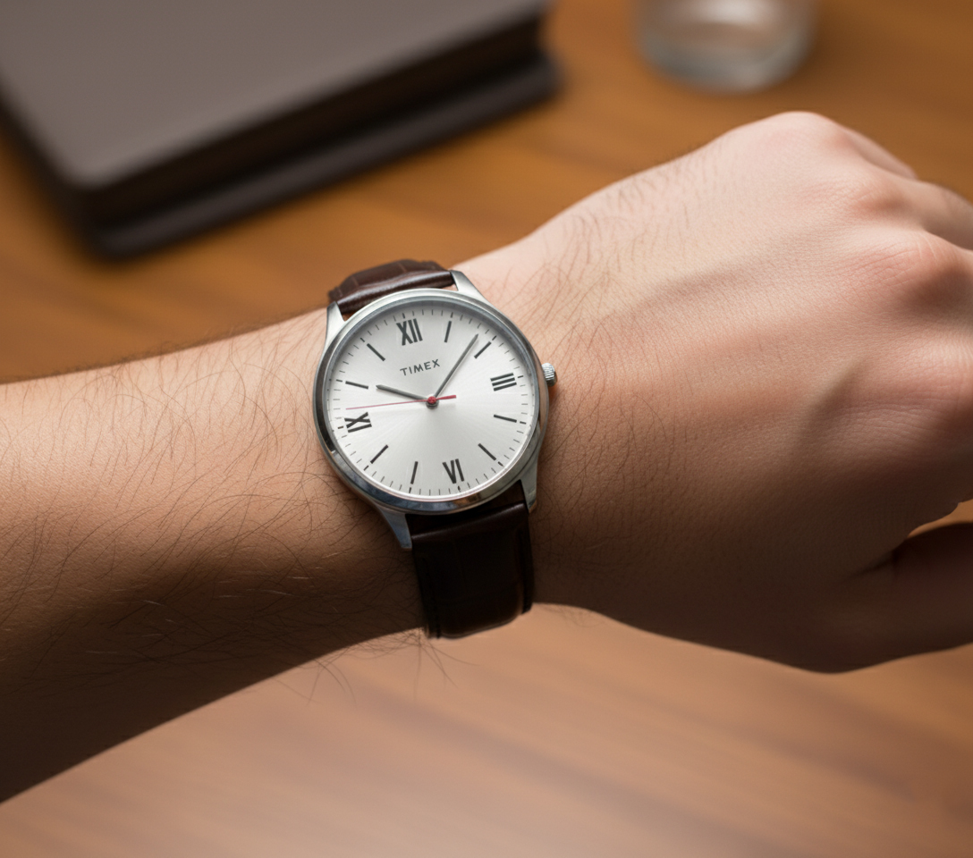 TIMEX Leather Strap Analog Watch - For Men_img_6