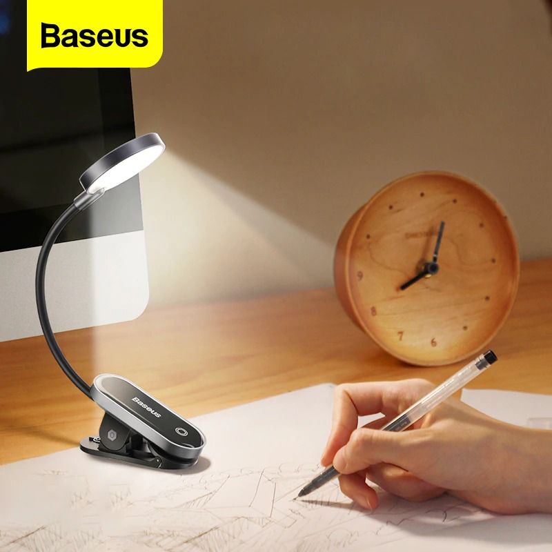 Baseus Rechargeable Mini Clip Lamp (DGRAD-0G) thumbnail 3