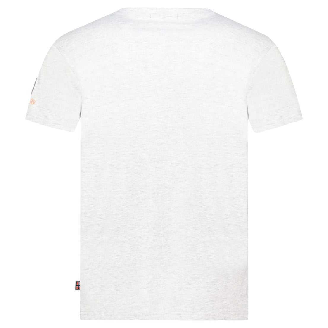 Men's T-Shirt Short Sleeve with Light Grey Flag_img_1