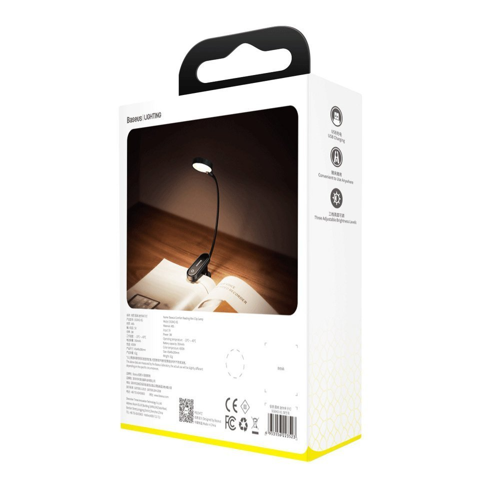 Baseus Rechargeable Mini Clip Lamp (DGRAD-0G) thumbnail 9
