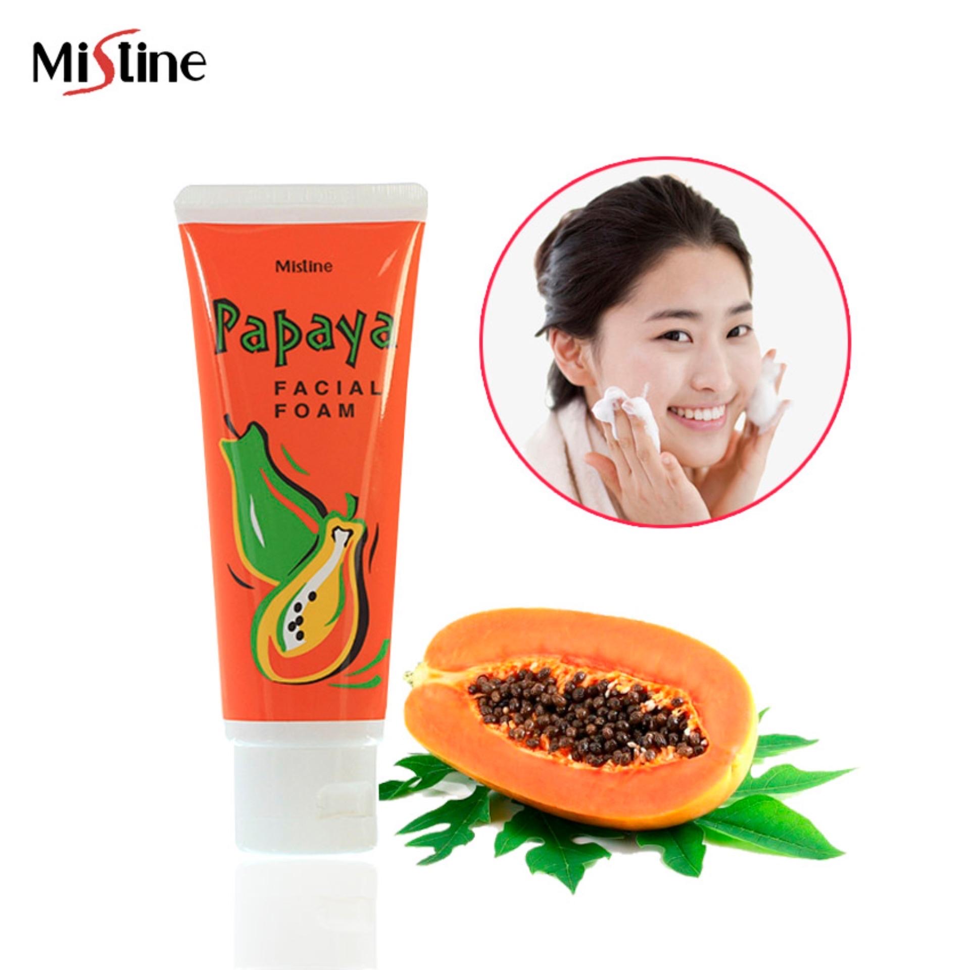 Mistine Papaya Facial Foam Facewash