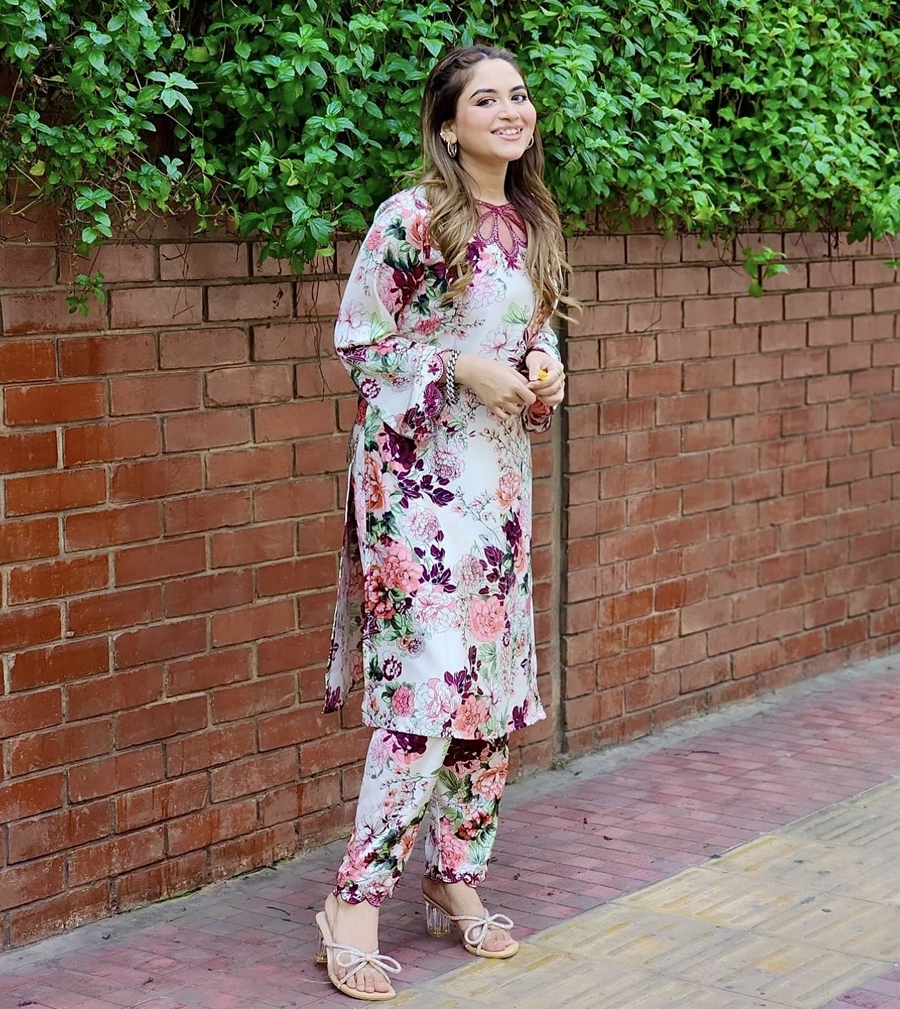 FLORAL KURTI SET_img_1