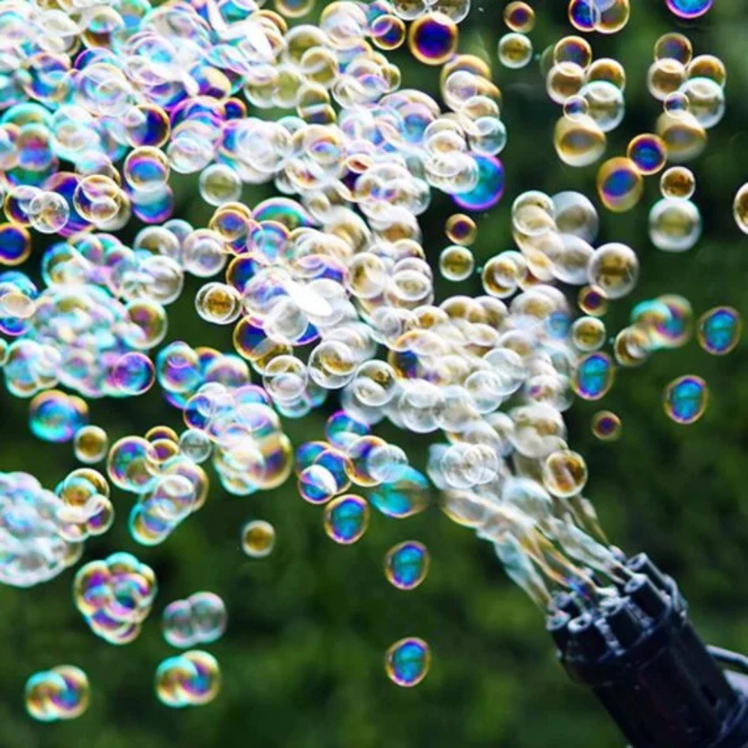 Bubble Blaster 8-Hole Automatic Bubble Blower Electric Bubble Maker Machine Toy for Toddler Kids Boys Girls_img_1