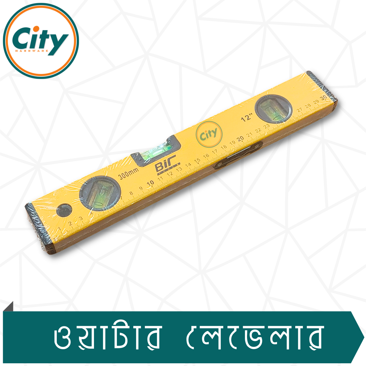 ১২ ইঞ্চি ওয়াটার লেভেল পরিমাপ করা ওয়াটার লেভেলার রুলার উচ্চ নির্ভুলতার স্প্রিট বাবল স্তর ও চৌম্বকীয় প্লেট সহ_img_3