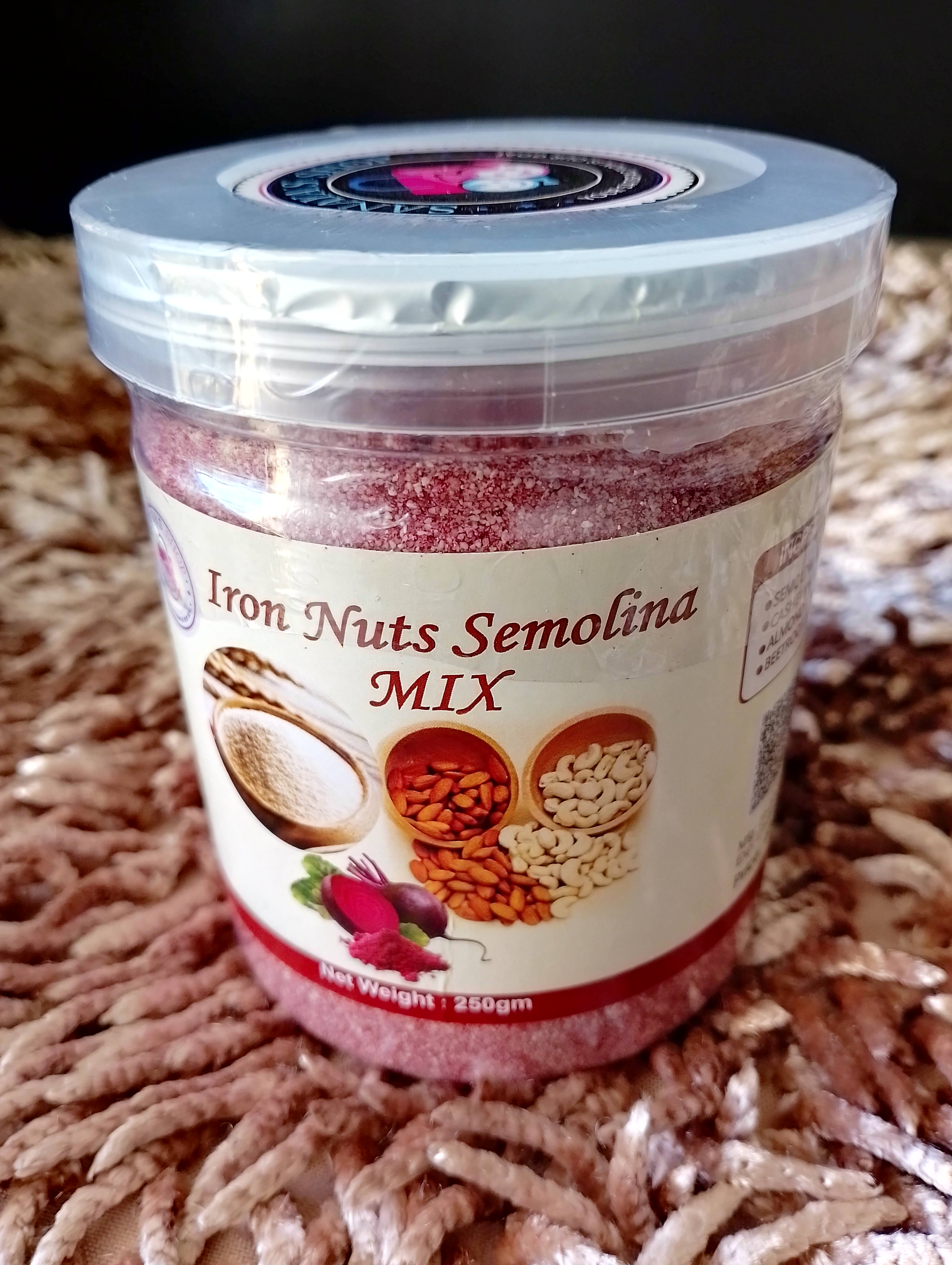 Iron Nuts Semolina Mix-(250gm)_img_1